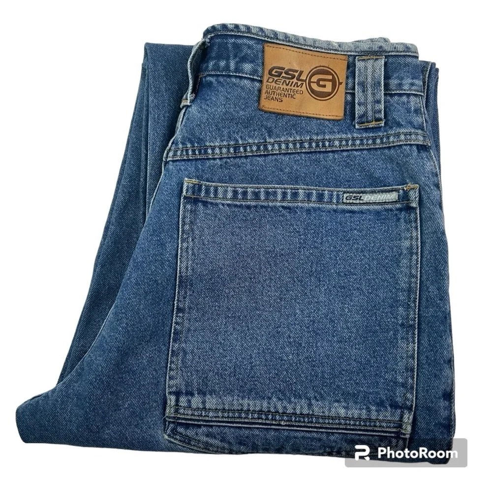 GSL Denim Straight Cut Jeans Size 34 X 32 Men's - Picture 2 of 12